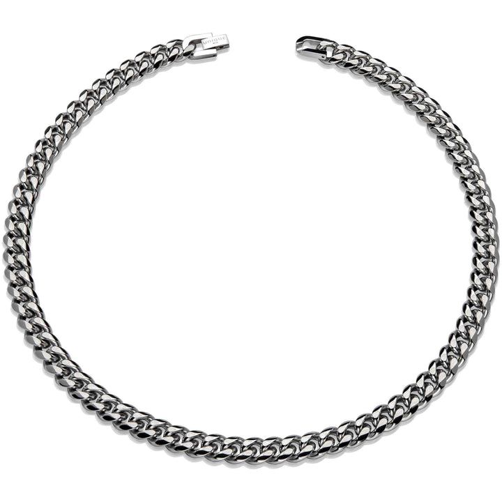 Unique & Co LAK-226/50CM Men's Steel Matte And Polished Necklace