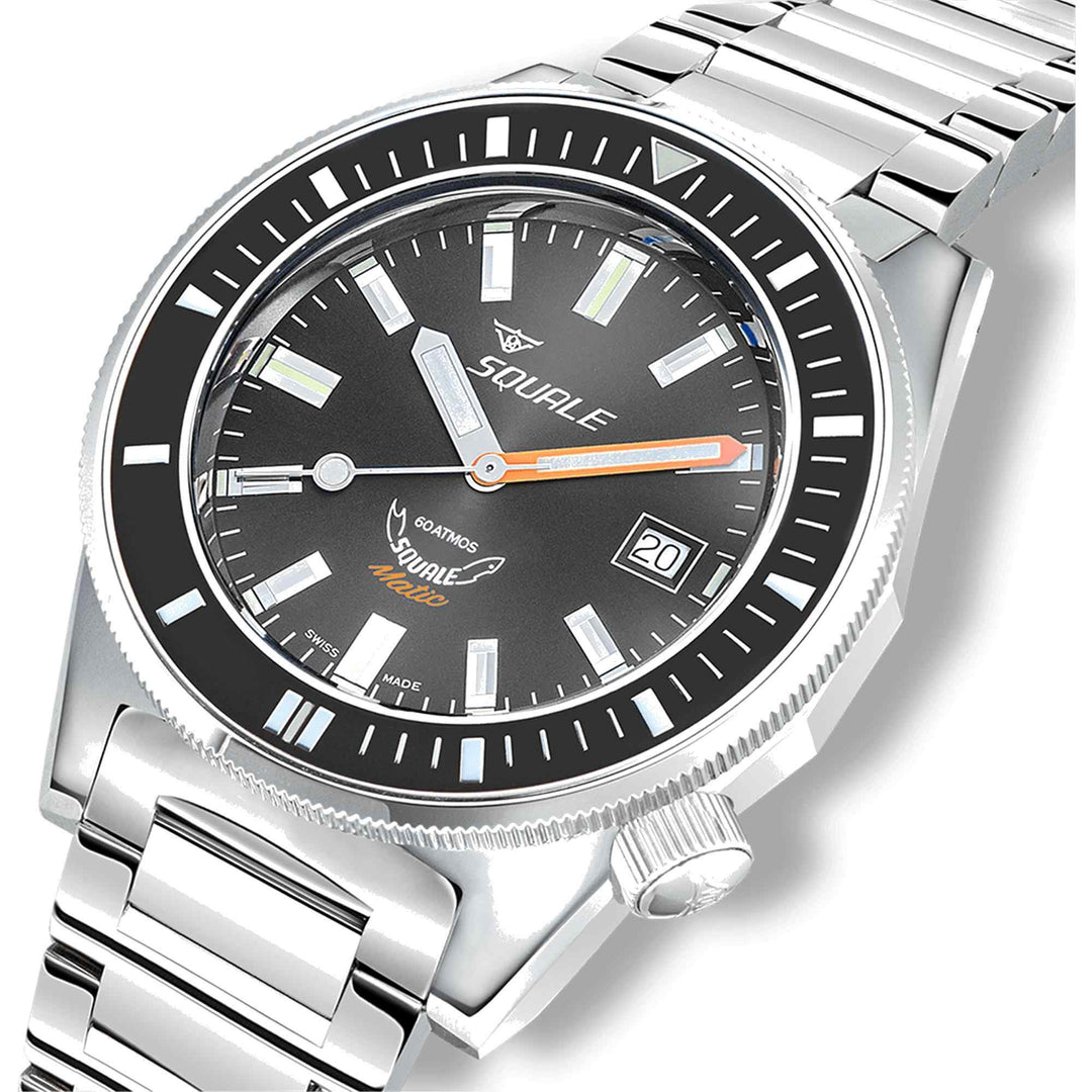 Squale MATICXSA.SQ22L 600M Grey Dial Wristwatch