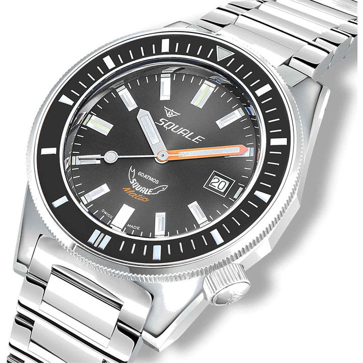 Squale MATICXSA.SQ22L 600M Grey Dial Wristwatch