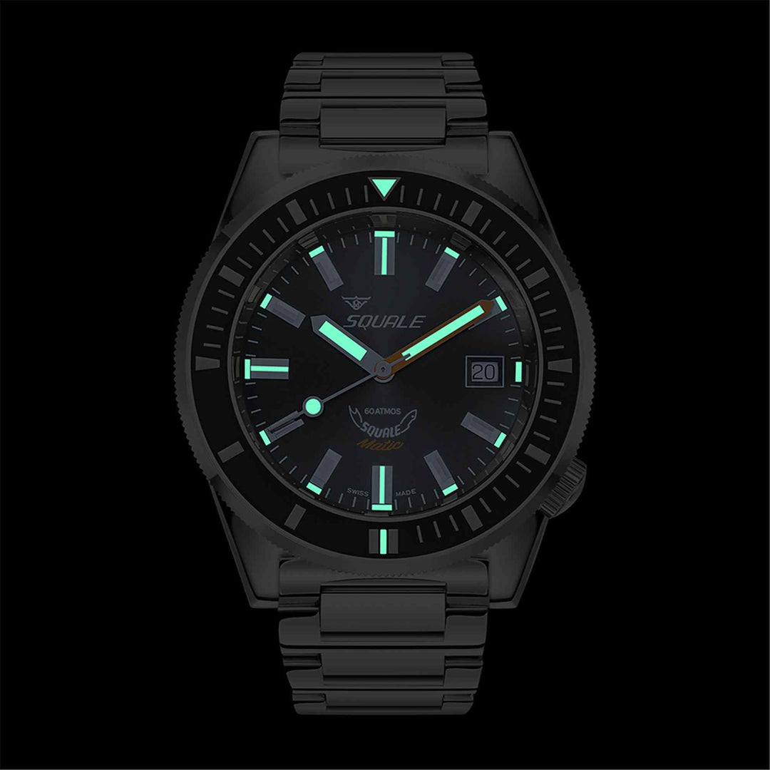 Squale MATICXSA.SQ22L 600M Grey Dial Wristwatch