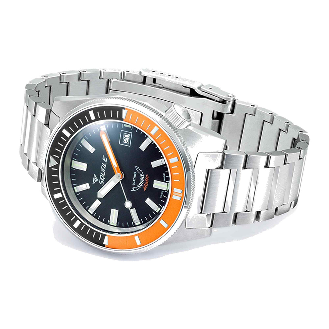 Squale MATICXSC.SQ22B 600M Black Dial Wristwatch