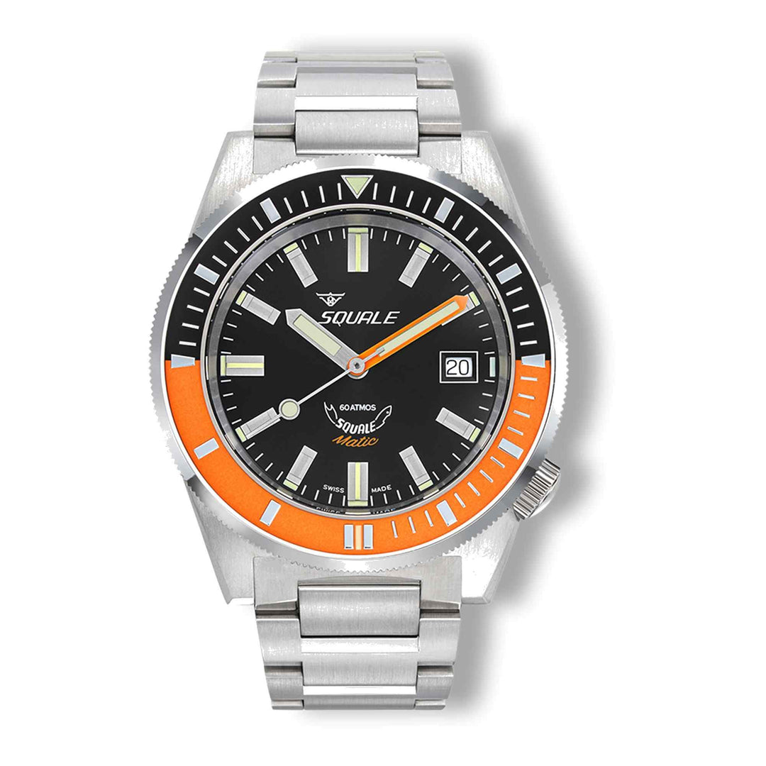 Squale MATICXSC.SQ22B 600M Black Dial Wristwatch