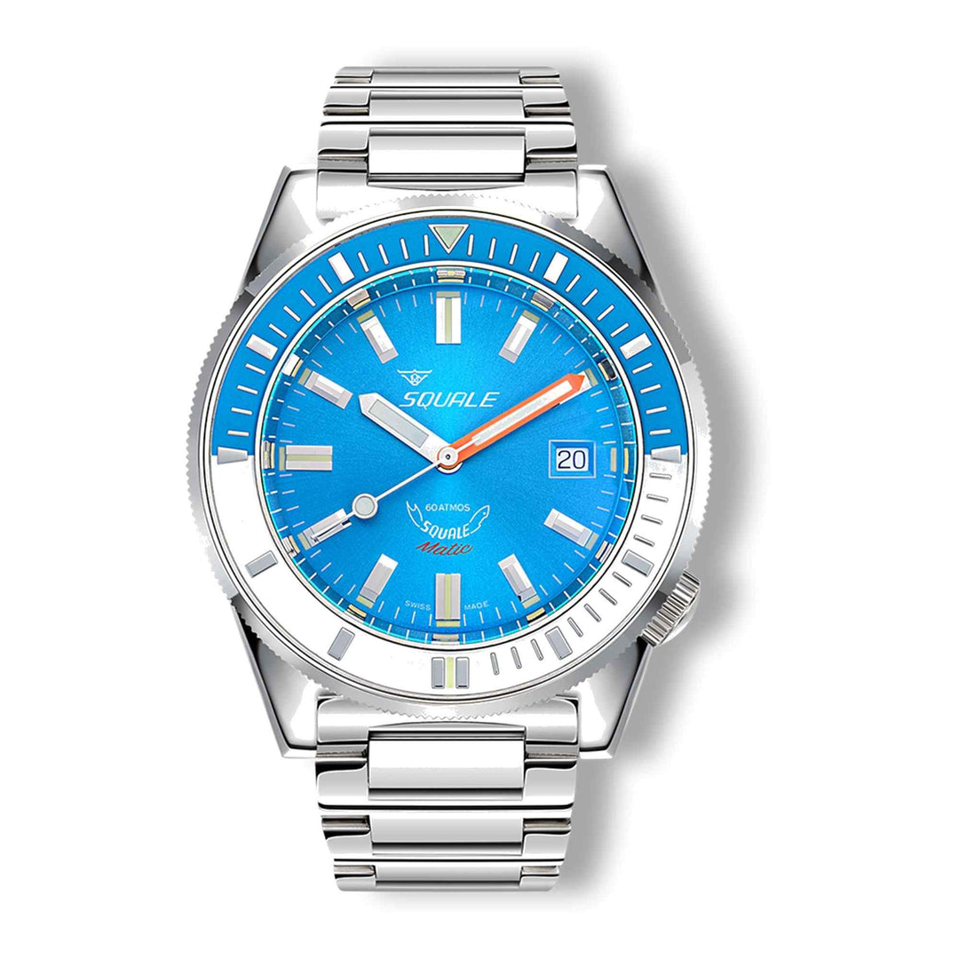 Squale MATICXSE.SQ22L 600M Blue Dial Wristwatch