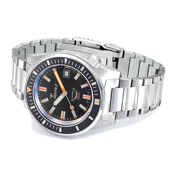 Squale MATICXSG.SQ22B 600M Black Dial Wristwatch