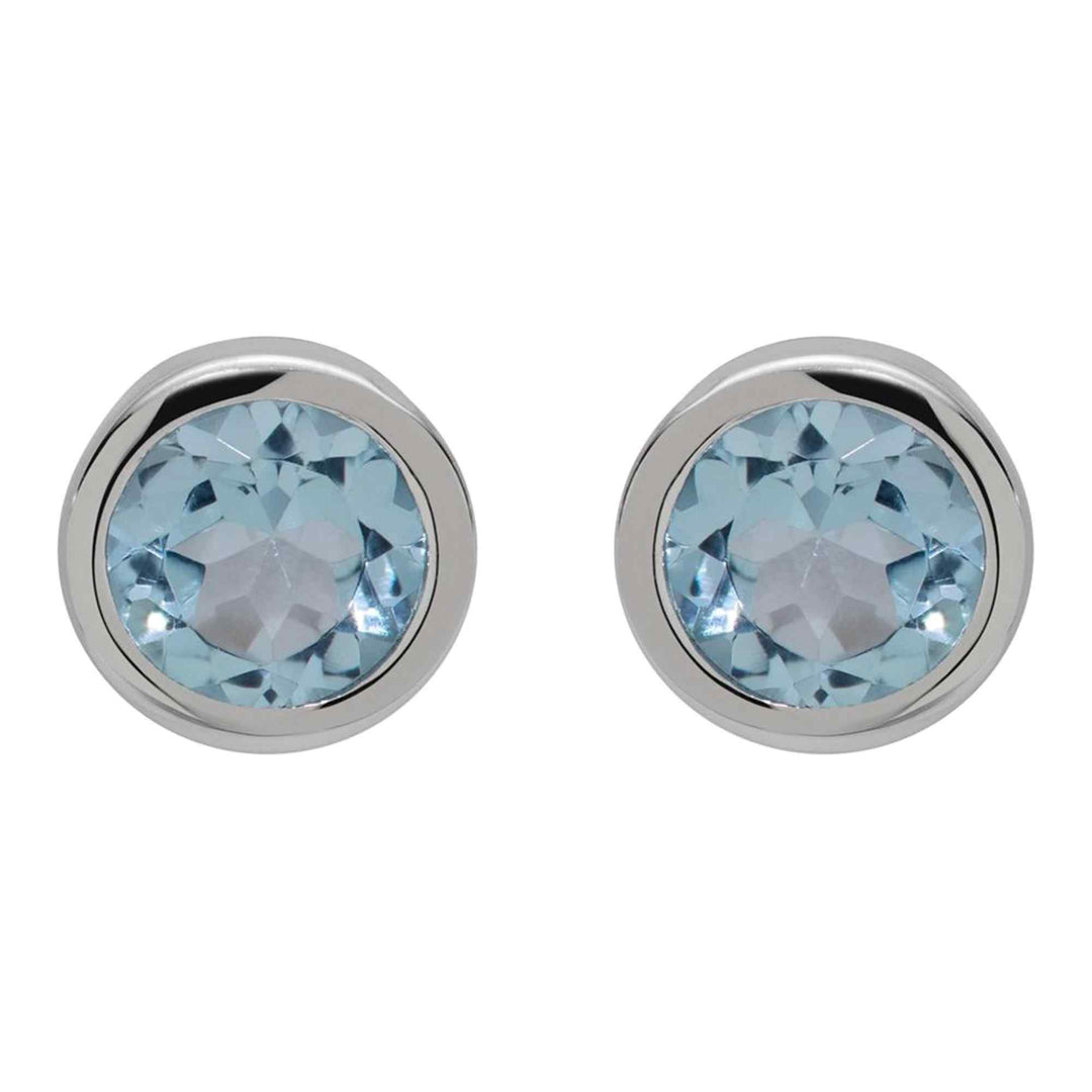 Unique & Co ME-934BT Sterling Silver Stud Earrings