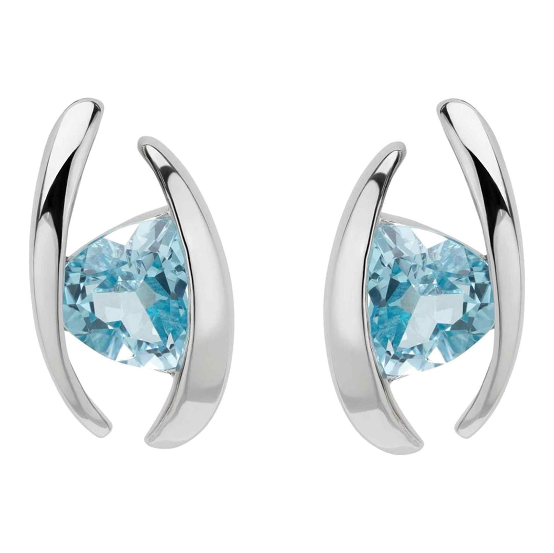 Unique & Co ME-938BT Sterling Silver Stud Earrings