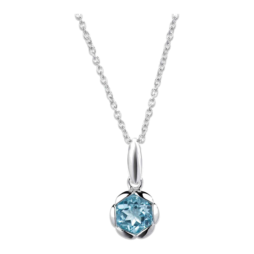 Unique & Co MK-942BT Women's Silver 925 Pendant Necklace