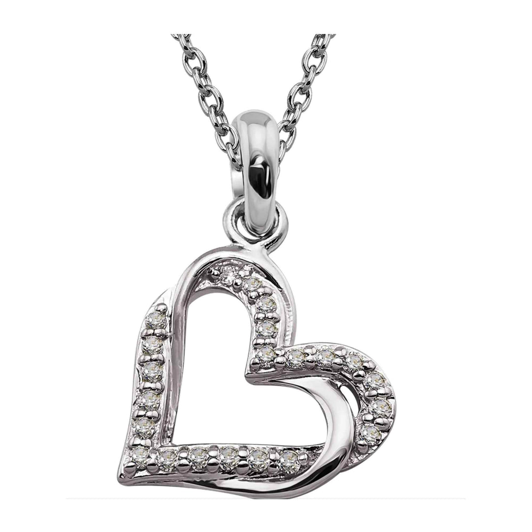 Unique & Co MK-954 Women's Silver 925 Pendant Necklace