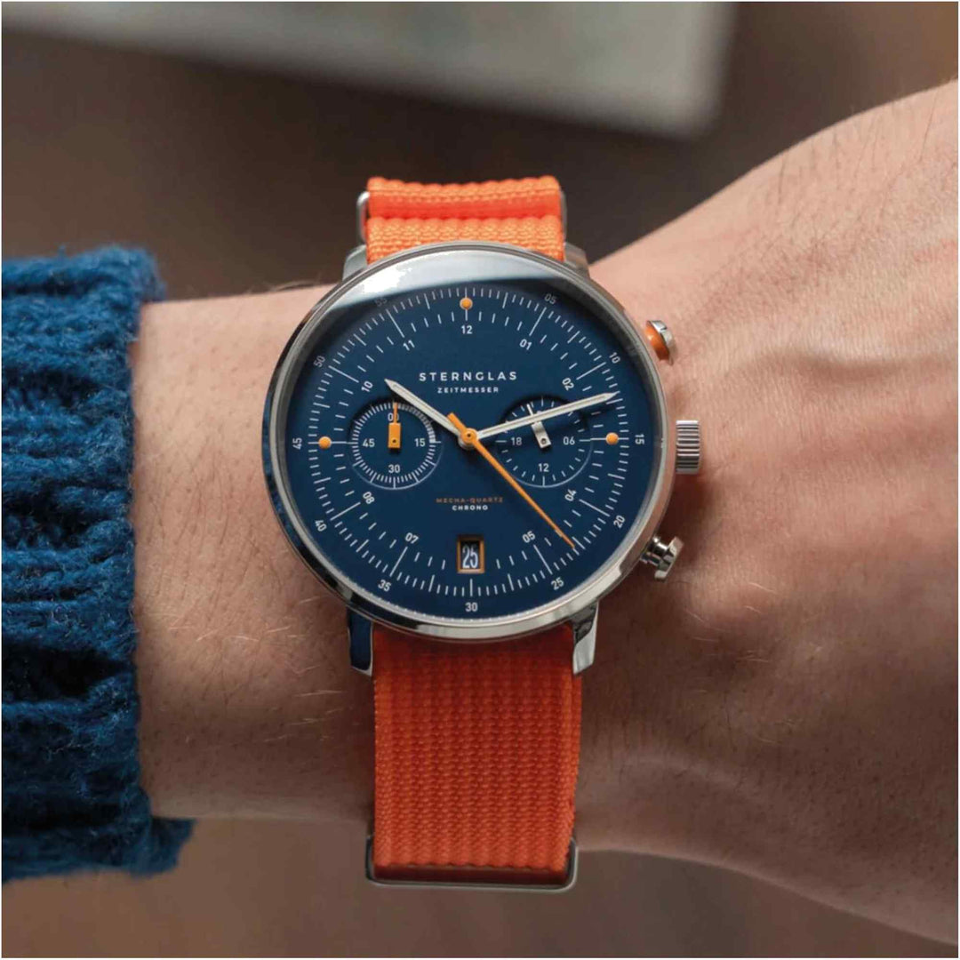Sternglas S01-HC06-FI02 Men's Hamburg Chronograph Wristwatch