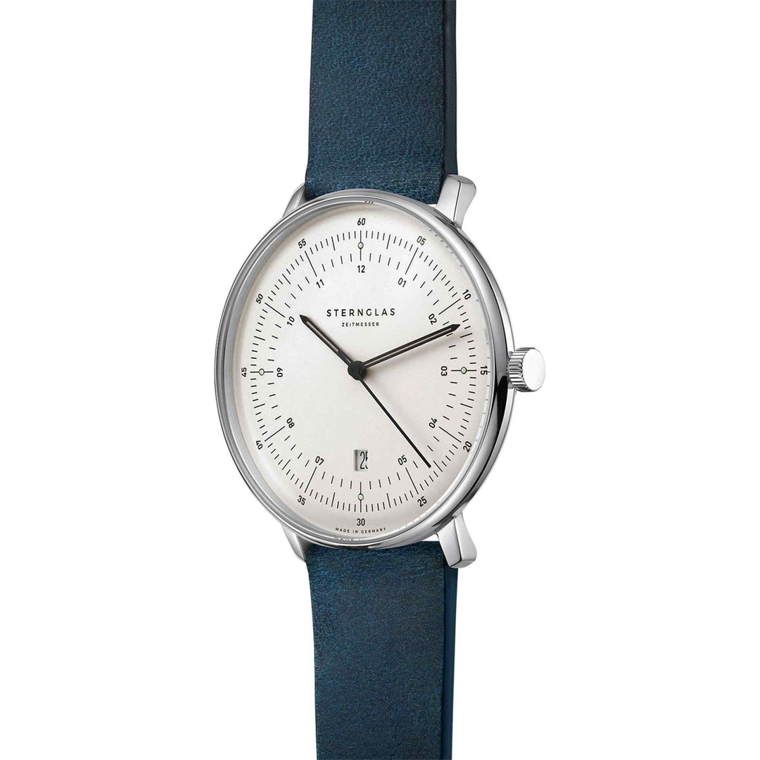 Sternglas S01-HH10-VI13 Men's Naos Blue Strap Wristwatch (8149047967970)