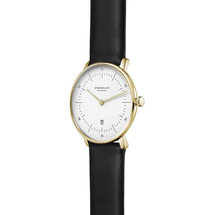 Sternglas S01-ND02-KL08 Women's Naos XS Black Strap Wristwatch (8149109342434)