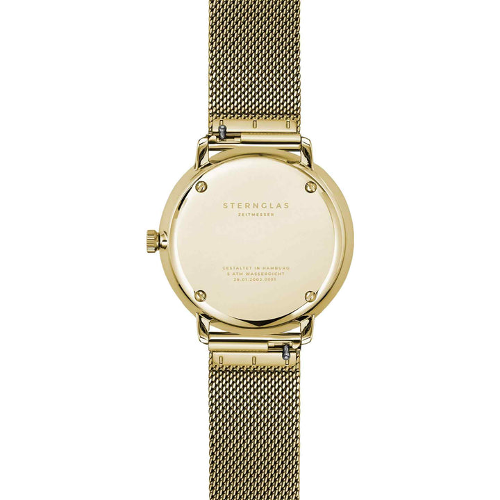 Sternglas S01-ND02-MI07 Women's Naos XS Mesh Strap Wristwatch (8149076115682)