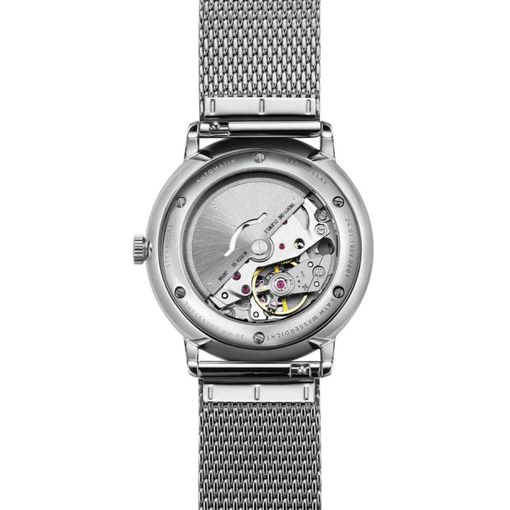 Sternglas S02-NA06-MI04 Men's Naos Automatic Mesh Strap Wristwatch (8149015134434)