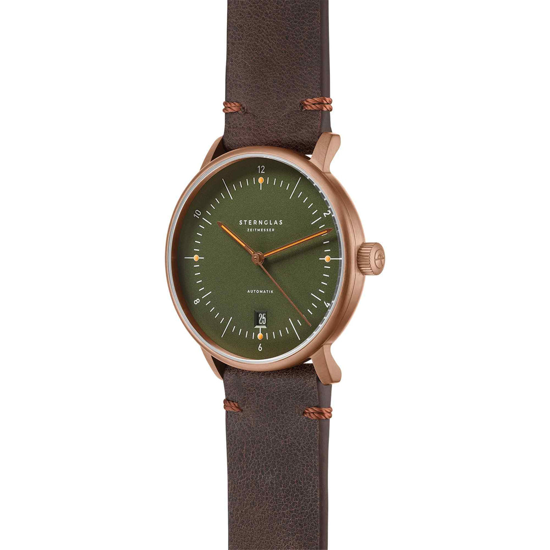Sternglas S02-NA35-VI17 Men's Naos Automatik Bronze Wristwatch
