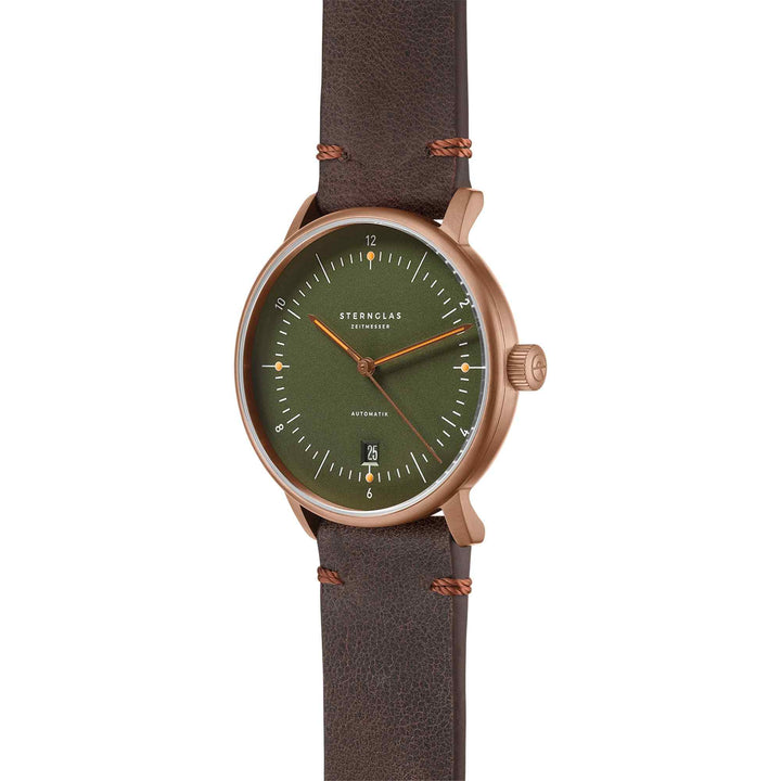 Sternglas S02-NA35-VI17 Men's Naos Automatik Bronze Wristwatch