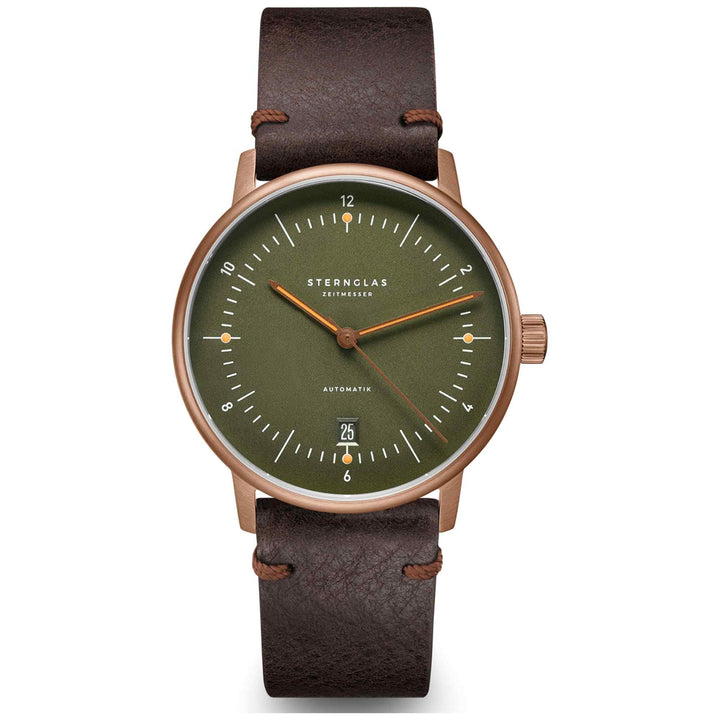 Sternglas S02-NA35-VI17 Men's Naos Automatik Bronze Wristwatch