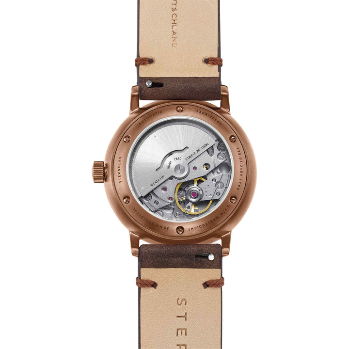 Sternglas S02-NA35-VI17 Men's Naos Automatik Bronze Wristwatch