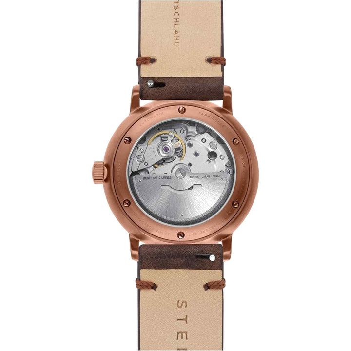 Sternglas S02-NA42-VI17 Men's Naos Automatik Alabaster Bronze Wristwatch