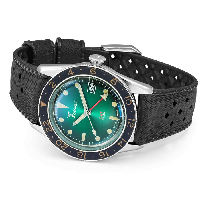 Squale SUB39GMGR.HT Vintage Green GMT Wristwatch