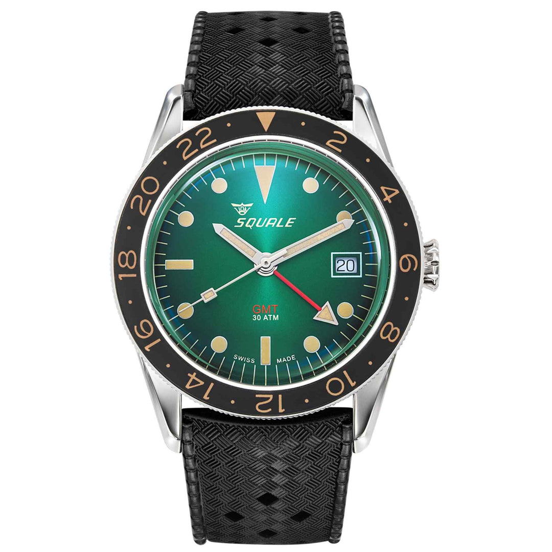 Squale SUB39GMGR.HT Vintage Green GMT Wristwatch