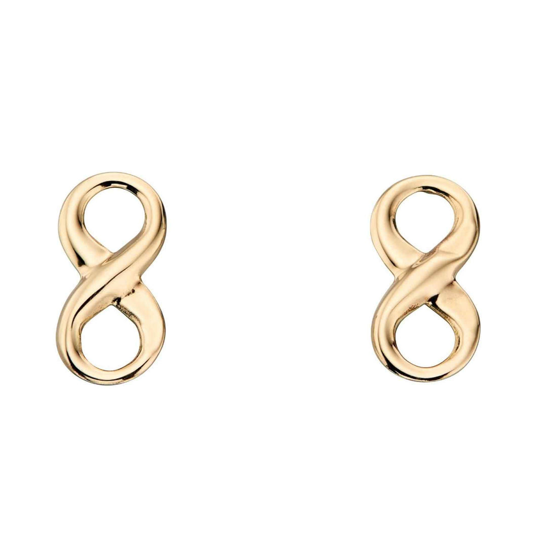 Elements Gold GE2157 Infinity Symbol Earrings