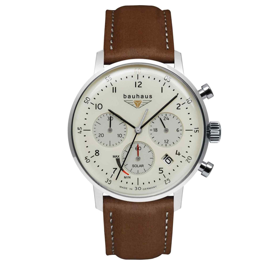 Bauhaus 20865 Men's Solar Chronograph Wristwatch
