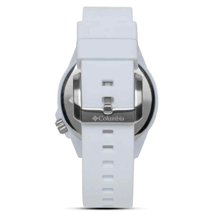 Columbia CSS10-117 Crestview White Silicone Strap Wristwatch