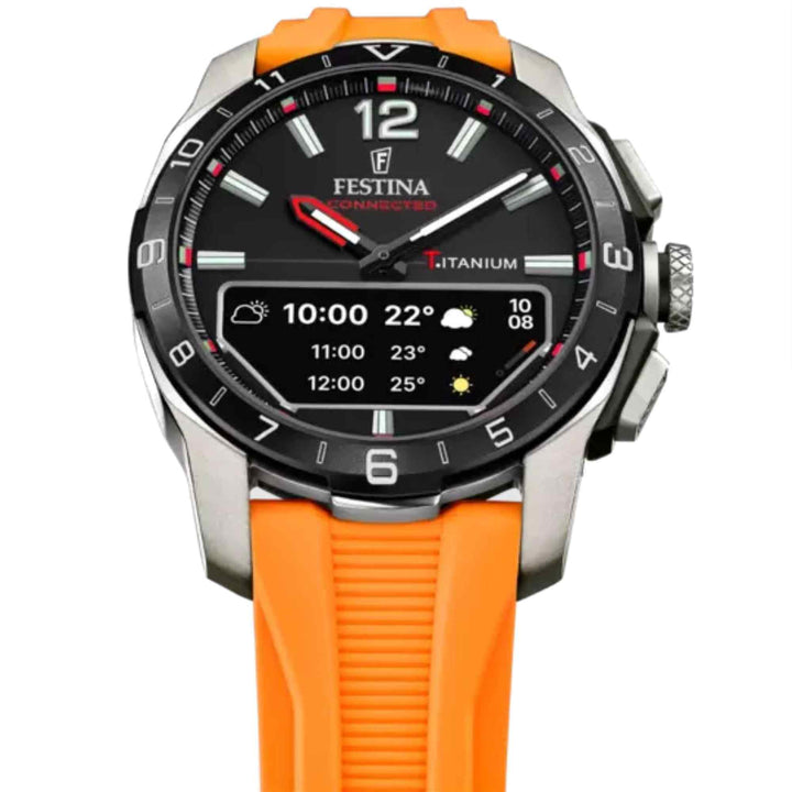 Festina F23000/D Men's Connected D Orange Wristwatch
