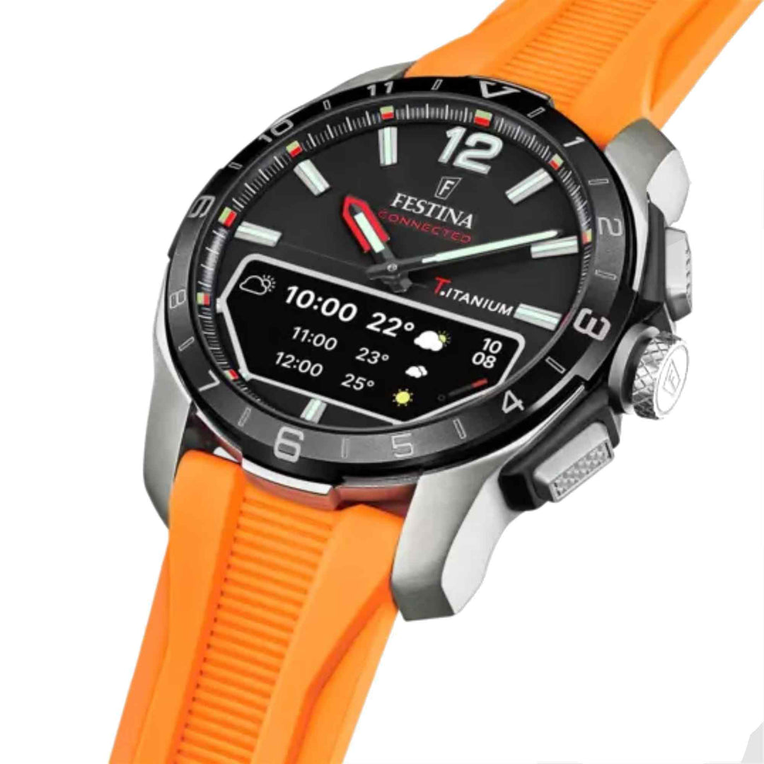 Festina F23000/D Men's Connected D Orange Wristwatch