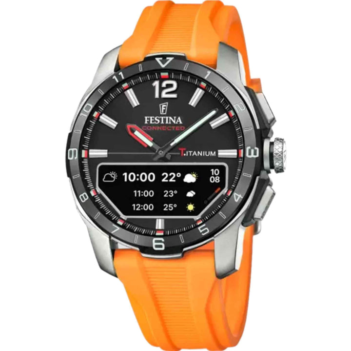 Festina F23000/D Men's Connected D Orange Wristwatch