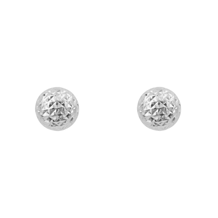 Elements Gold GE2428 Textured Ball Stud Earrings