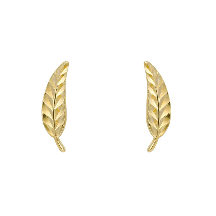 Elements Gold GE2431  Feather Stud Earrings
