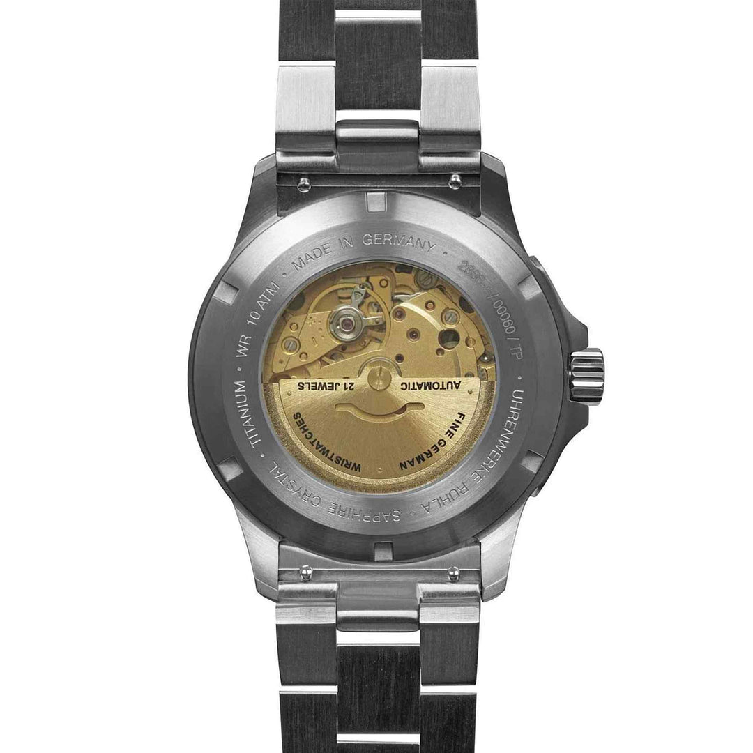 Bauhaus Aviation 2866M4 Men's Day Date Automatic Wristwatch