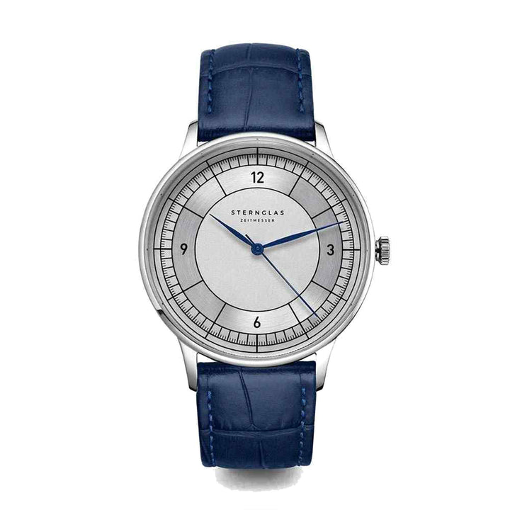 Sternglas S01-SD01-HE02 Men's Sedius Blue Leather Strap Wristwatch