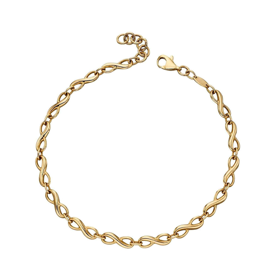 Elements Gold GB471 Infinity Tennis Bracelet