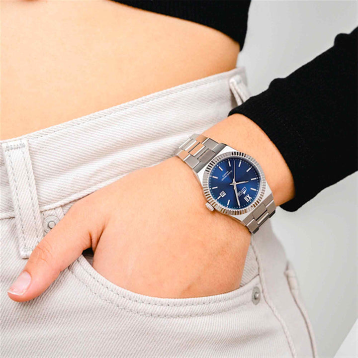 Lotus L18838/3 Women's Blue Dial Wristwatch