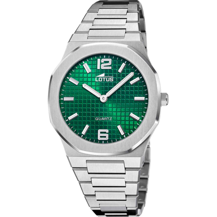 Lotus L18841/3 Men's Green Dial Wristwatch