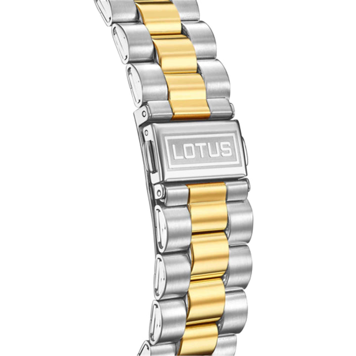 Lotus L18855/4 Men's Gold Dial Day Date Two Tone Watch