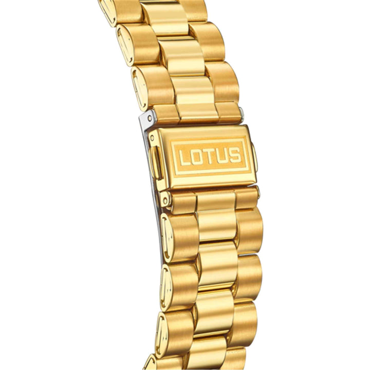Lotus L18857/1 Men's Gold Dial Day Date Watch