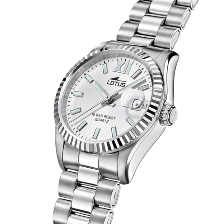 Lotus L18930/1 Women's Freedom Silver Dial Wristwatch