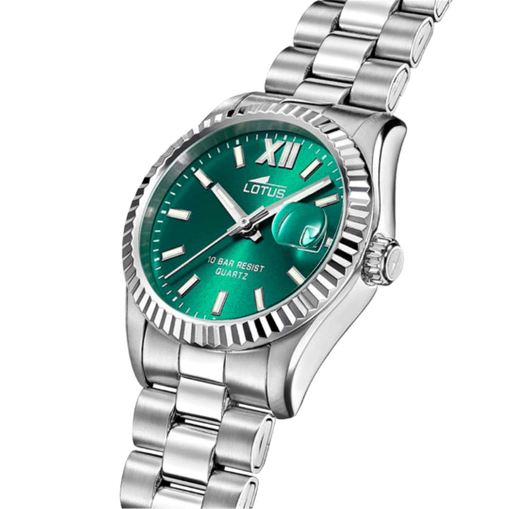 Lotus L18930/4 Women's Freedom Green Dial Wristwatch