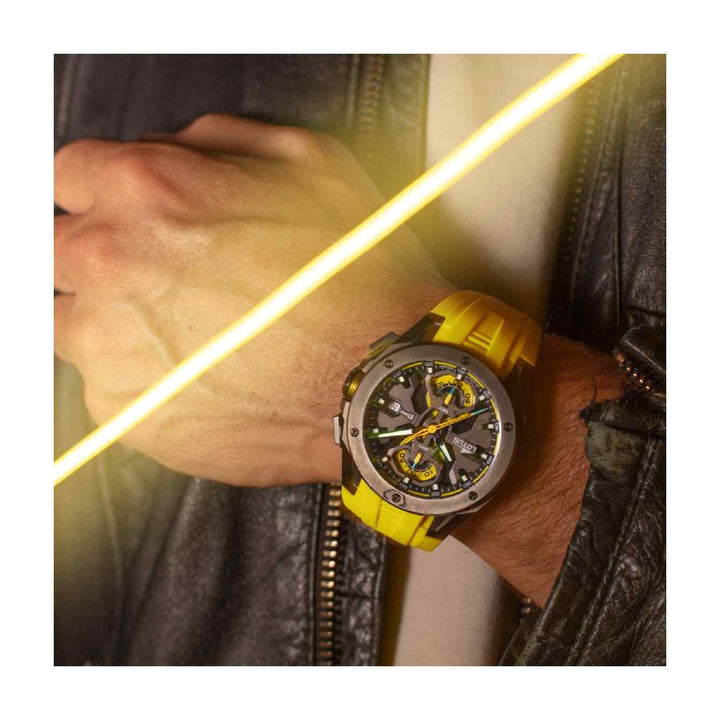 Lotus L18943/1 Men's Vortex Black Dial Chronograph Wristwatch