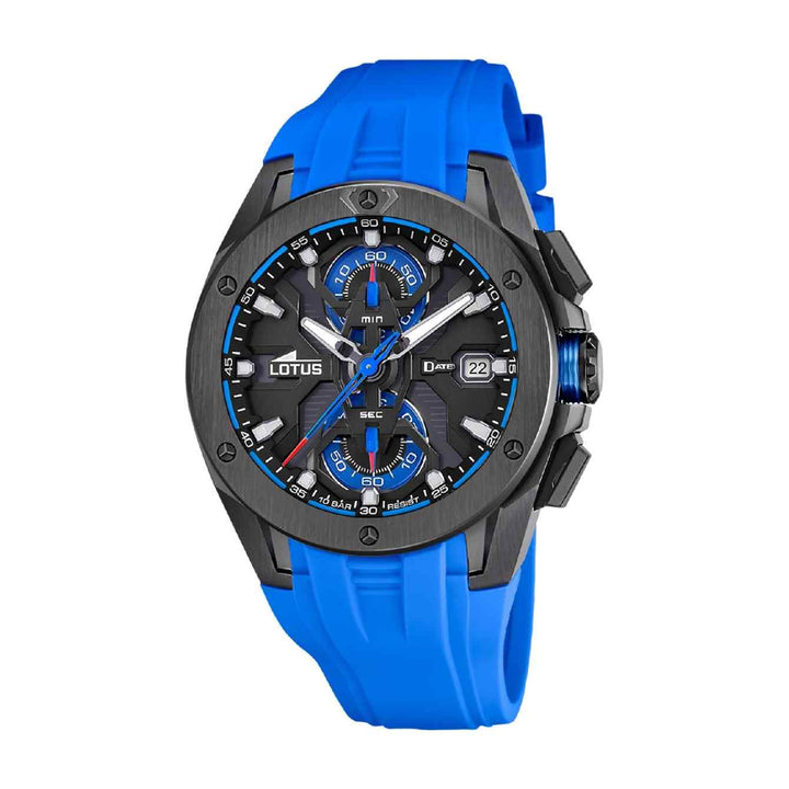 Lotus L18943/2 Men's Vortex Black Dial Chronograph Wristwatch