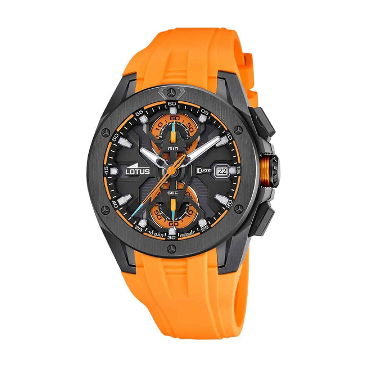 Lotus L18943/3 Men's Vortex Black Dial Chronograph Wristwatch