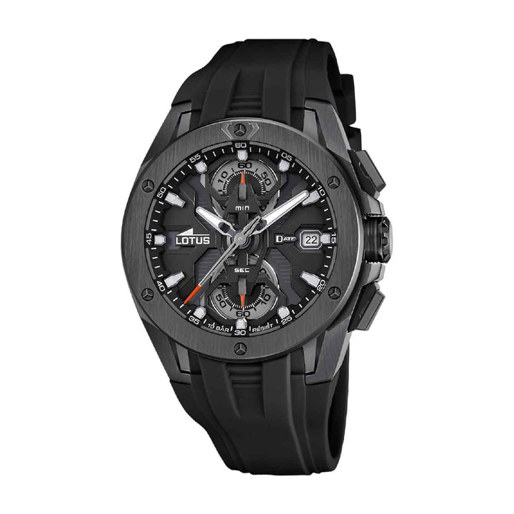 Lotus L18943/6 Men's Vortex Black Dial Chronograph Watch