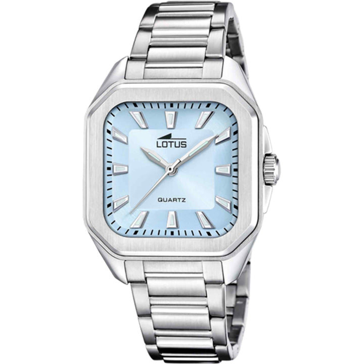Lotus L18967/4 Women's Light Blue Square Dial Wristwatch