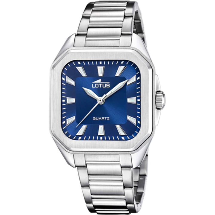 Lotus L18967/5 Women's Blue Square Dial Wristwatch
