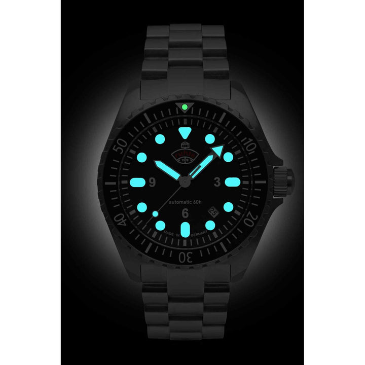 Ruhla 4960M2-set Men's NVA Kommando Minentaucher Wristwatch
