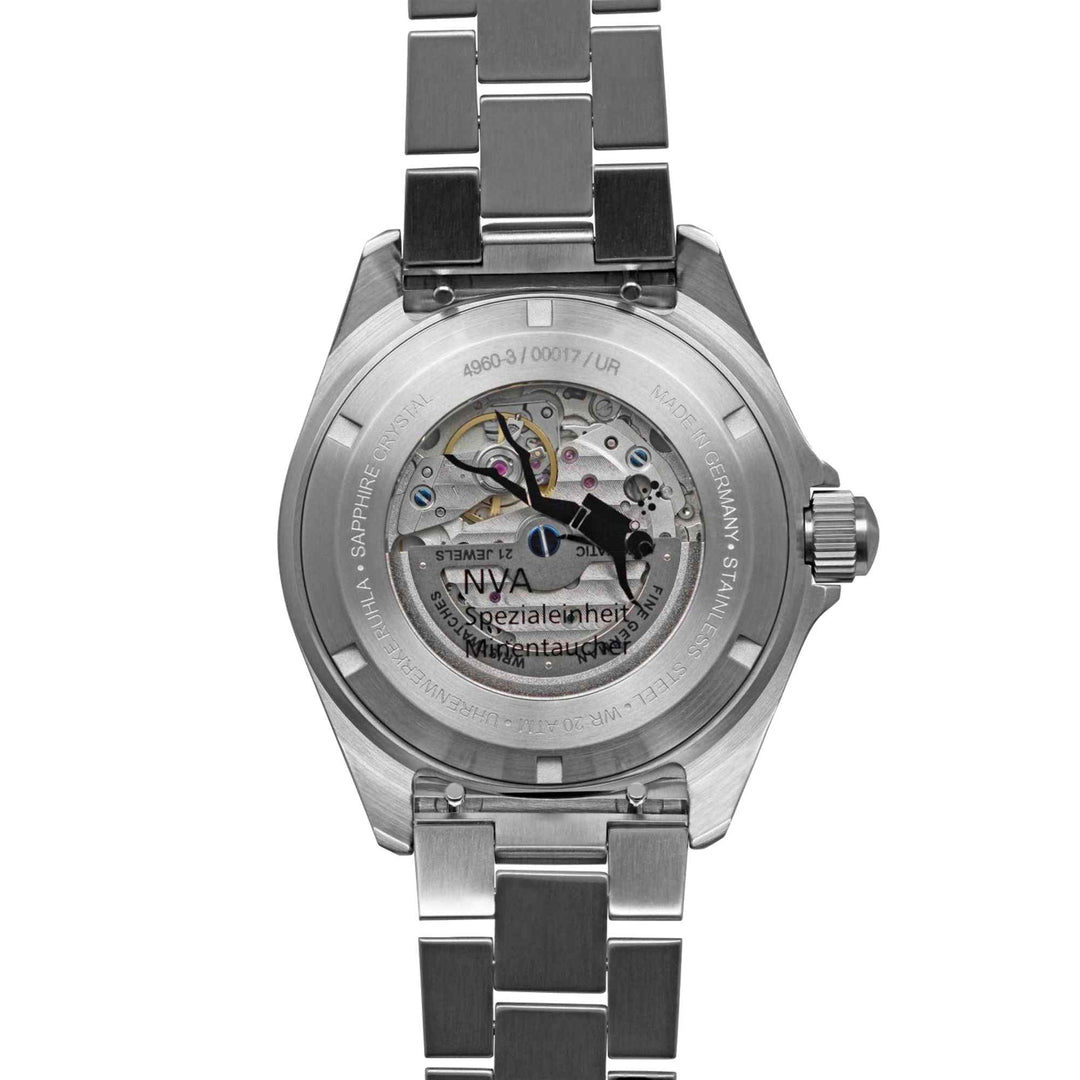 Ruhla 4960M3-set Men's NVA Kommando Minentaucher Wristwatch