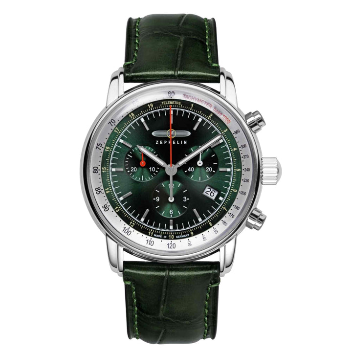 Zeppelin 8888-4 Men's LZ-14 Marine Chronograph Wristwatch